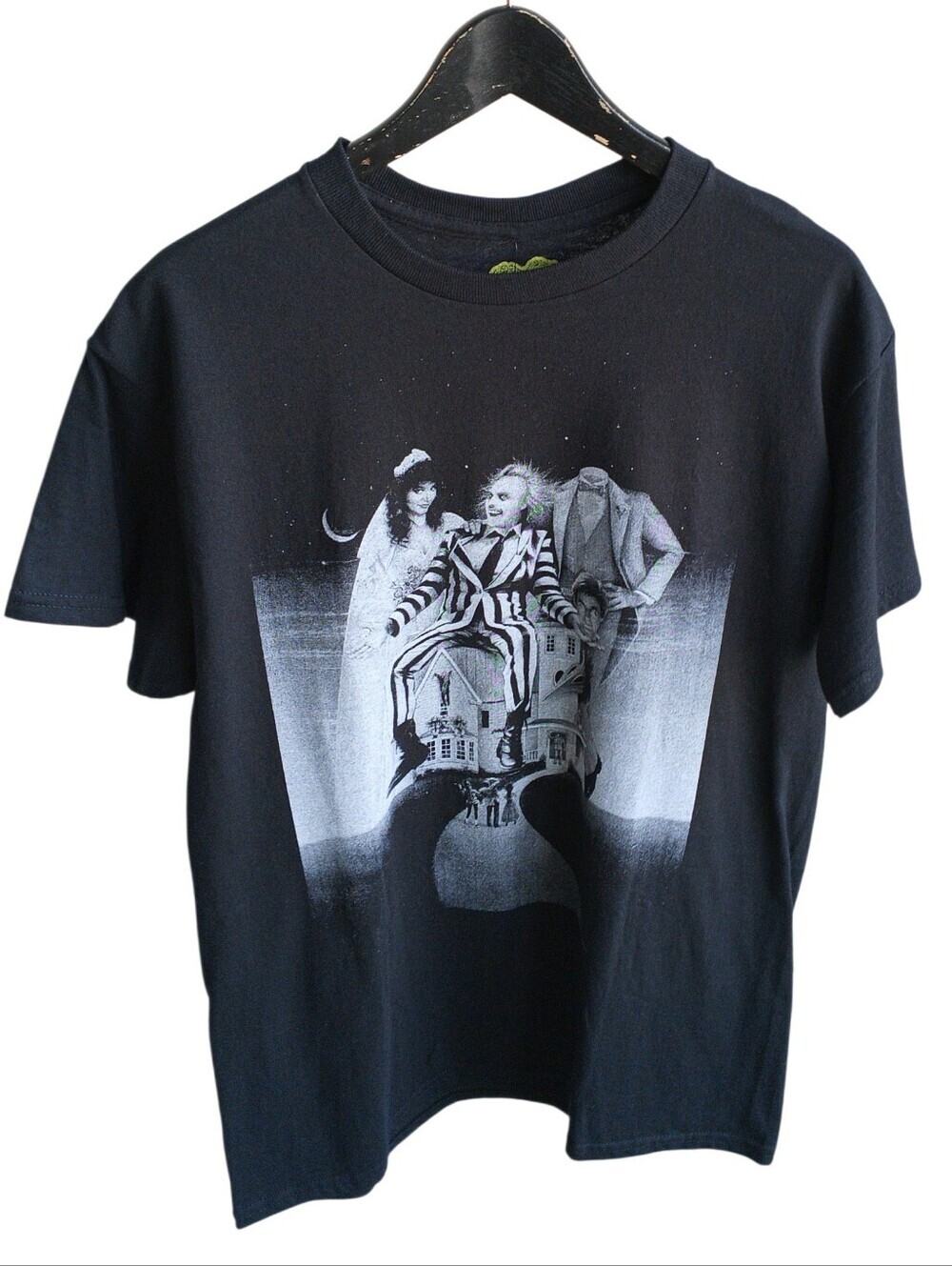 Welcome Skateboards Beetlejuice Showtime Graphic T-Shirt Black NWT Size Medium
